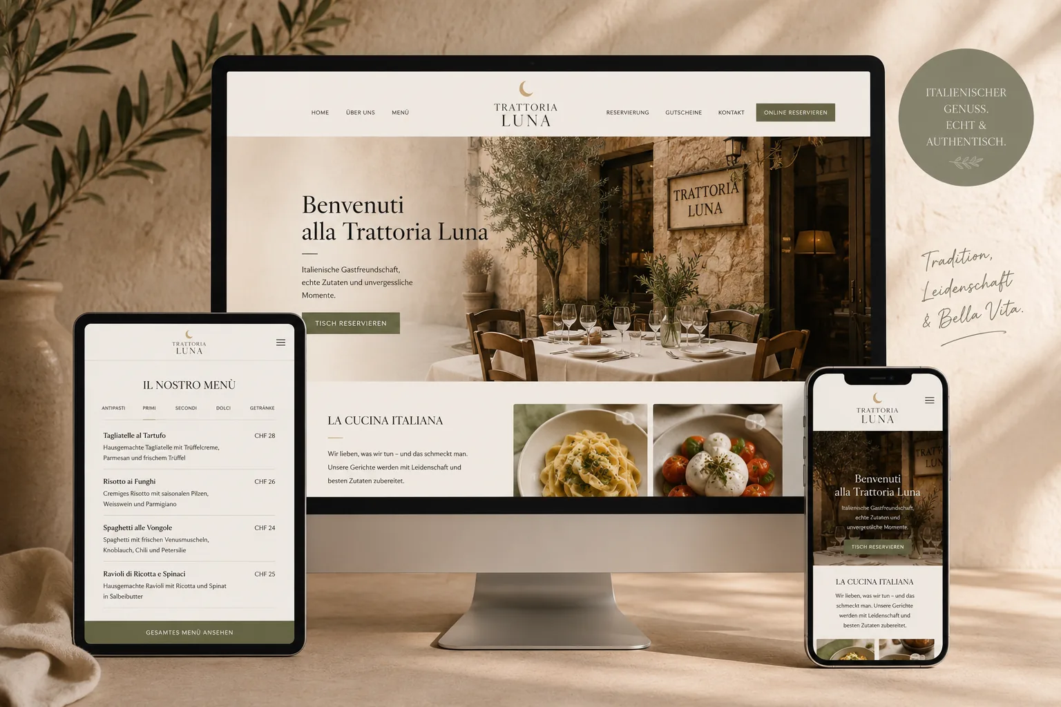 Trattoria Da Marco Case Study von Webxiro